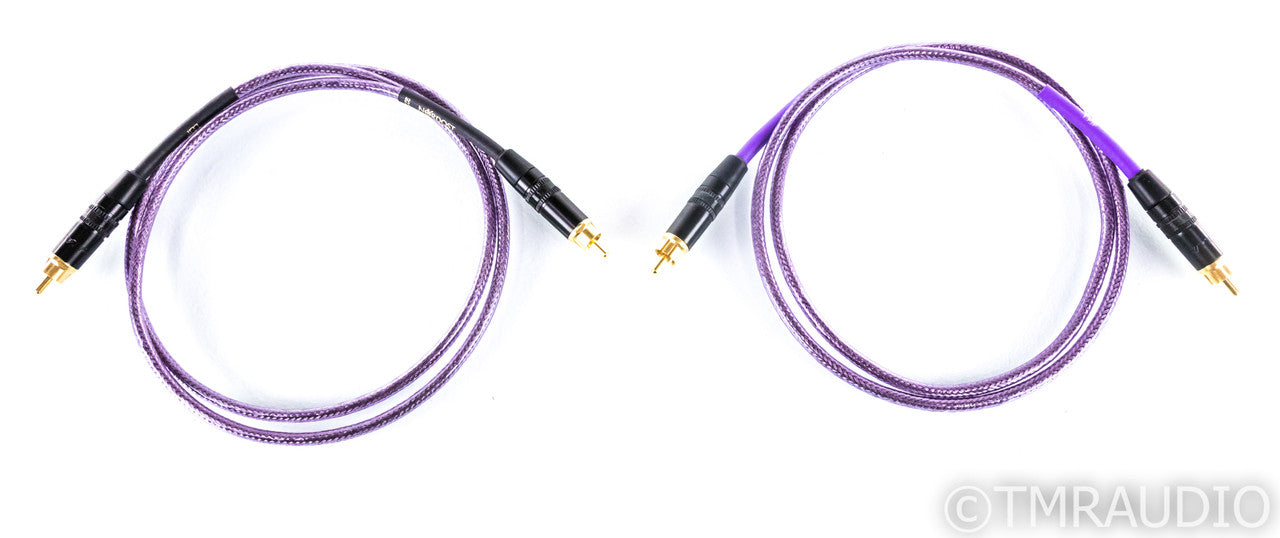 Nordost Purple Flare RCA Cables; 1m Pair Interconnects