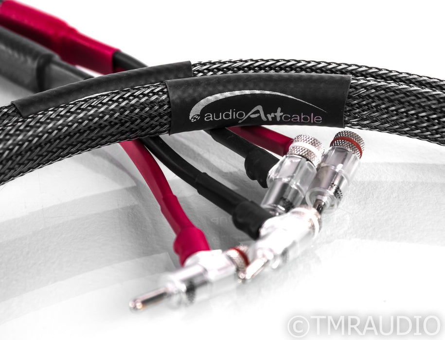 Audio Art SC-5 SE (R) Speaker Cables; 2.5m Pair w/ Furutech FP-202 Rhodium