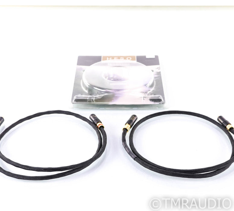 Kimber Kable Hero RCA Cables; 1m Pair Interconnects; WBT Terminations