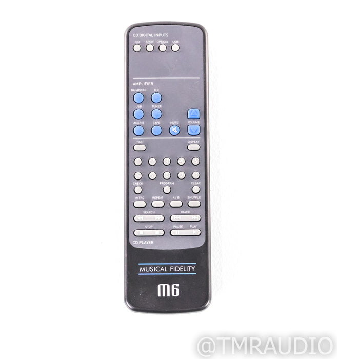 Musical Fidelity M6CD CD Player; M6-CD; Remote