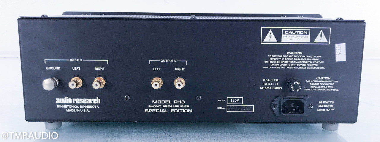 Audio Research PH3 SE Tube MM / MC Phono Preamplifier