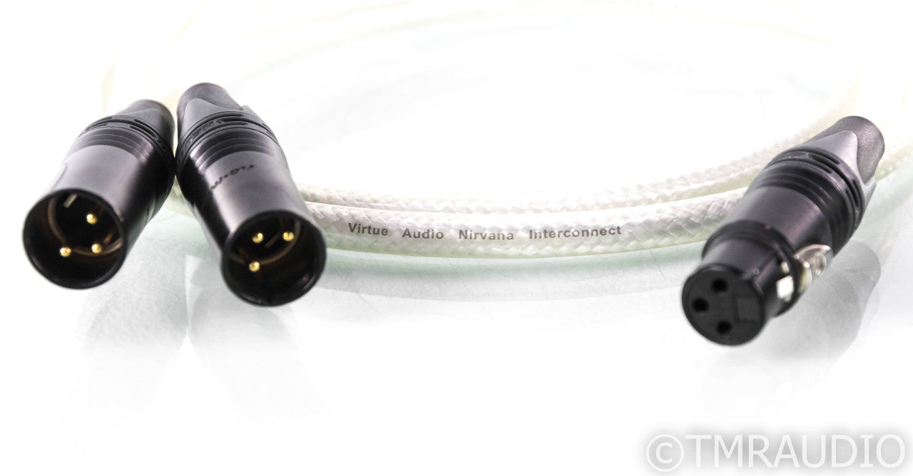 Virtue Audio Nirvana XLR Cables; 1m Pair Balanced Interconnects