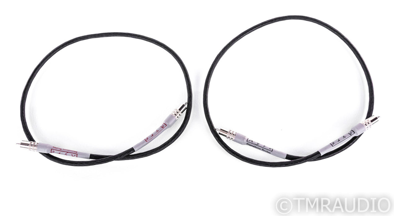Ayre Acoustics Signature RCA Cables; 1m Pair Interconnects
