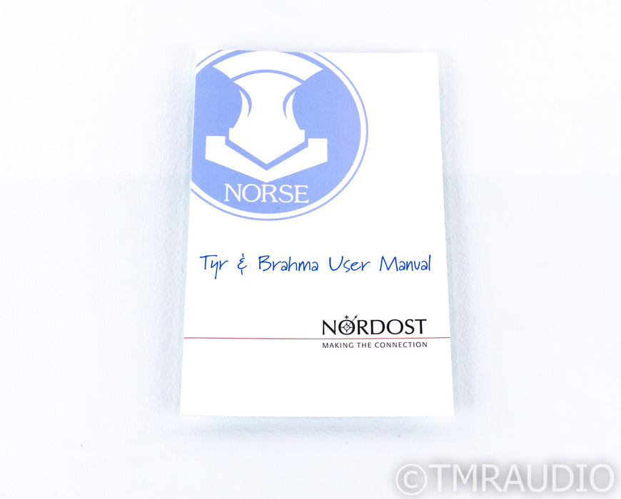 Nordost Norse Tyr XLR Cables; 1m Pair Balanced Interconnects