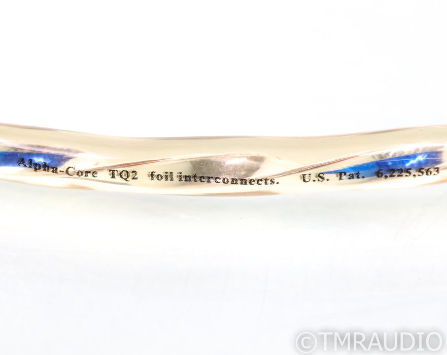 Alpha Core Goertz Micro Purl Silver RCA Cables; .5m Pair Interconnects