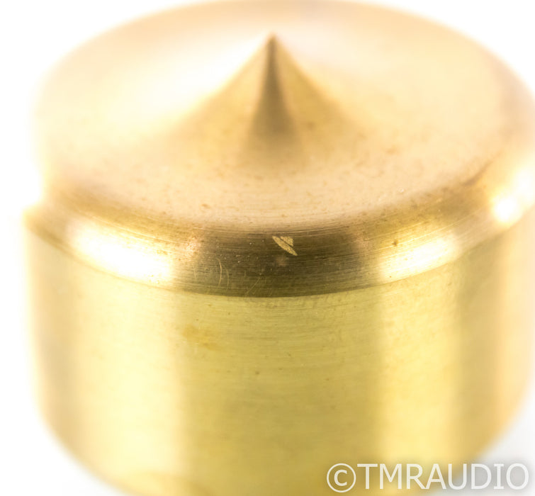 Mapleshade Heavyfoot Low 1.5" Brass Isolation Feet; Set of 3; Unthreaded