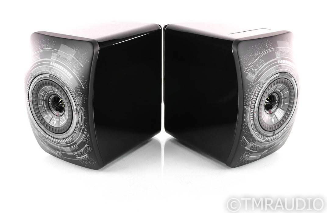 KEF LS50W Nocturne Wireless Bookshelf Speakers; Pair; Marcel Wanders Edition