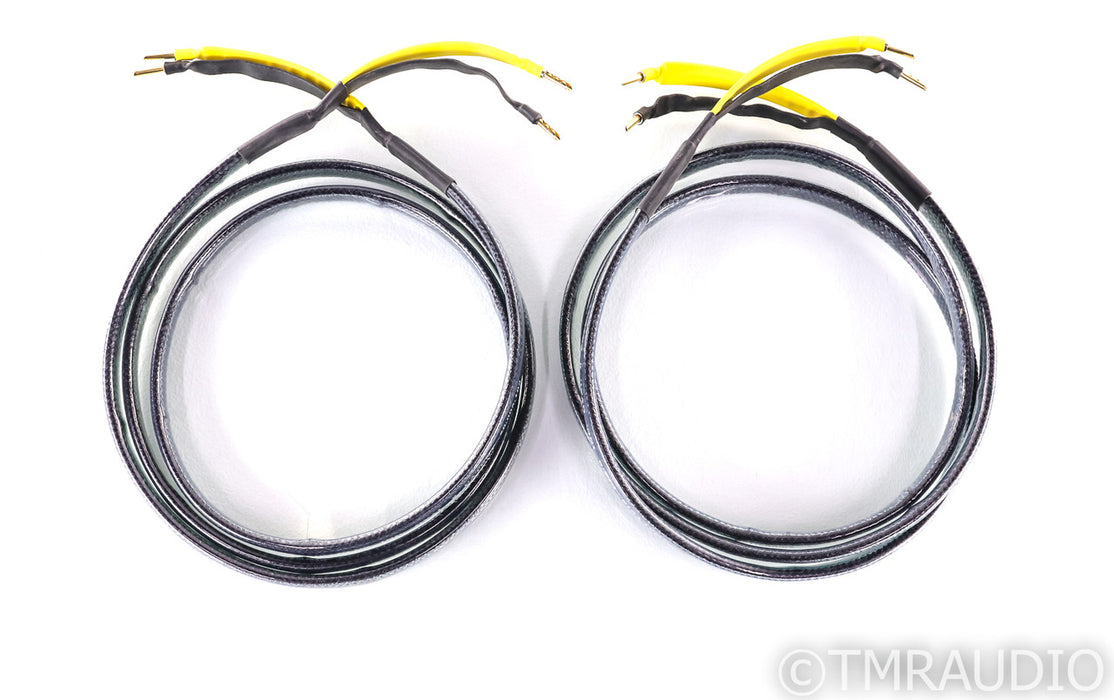 Analysis Plus Black Mesh Oval 9 Speaker Cables; 8ft Pair