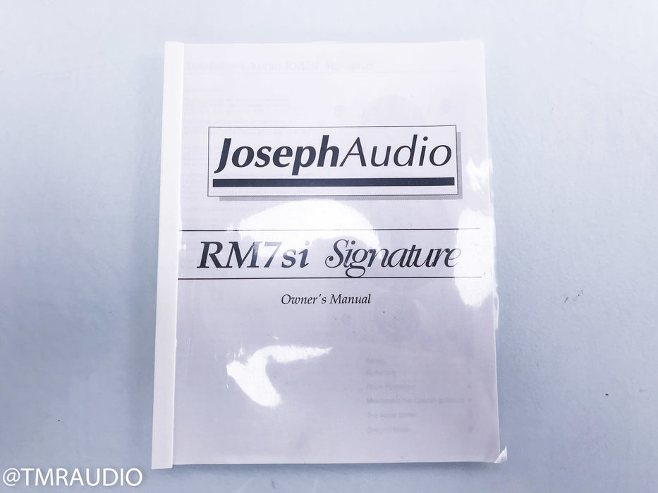 Joseph Audio RM7si Signature Bookshelf Speakers