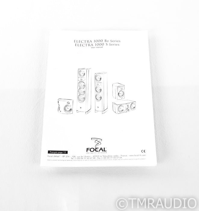 Focal Electra 1027 S Floorstanding Speakers