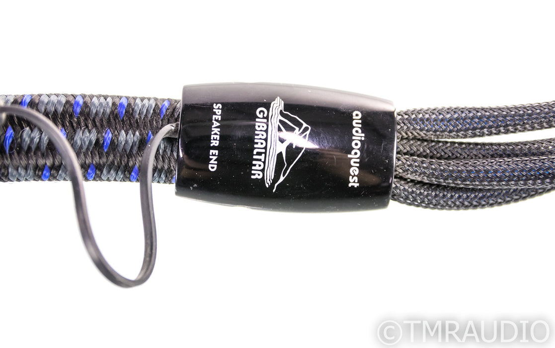 AudioQuest Gibraltar Bi-Wire Speaker Cables; 8ft Pair; 72v DBS