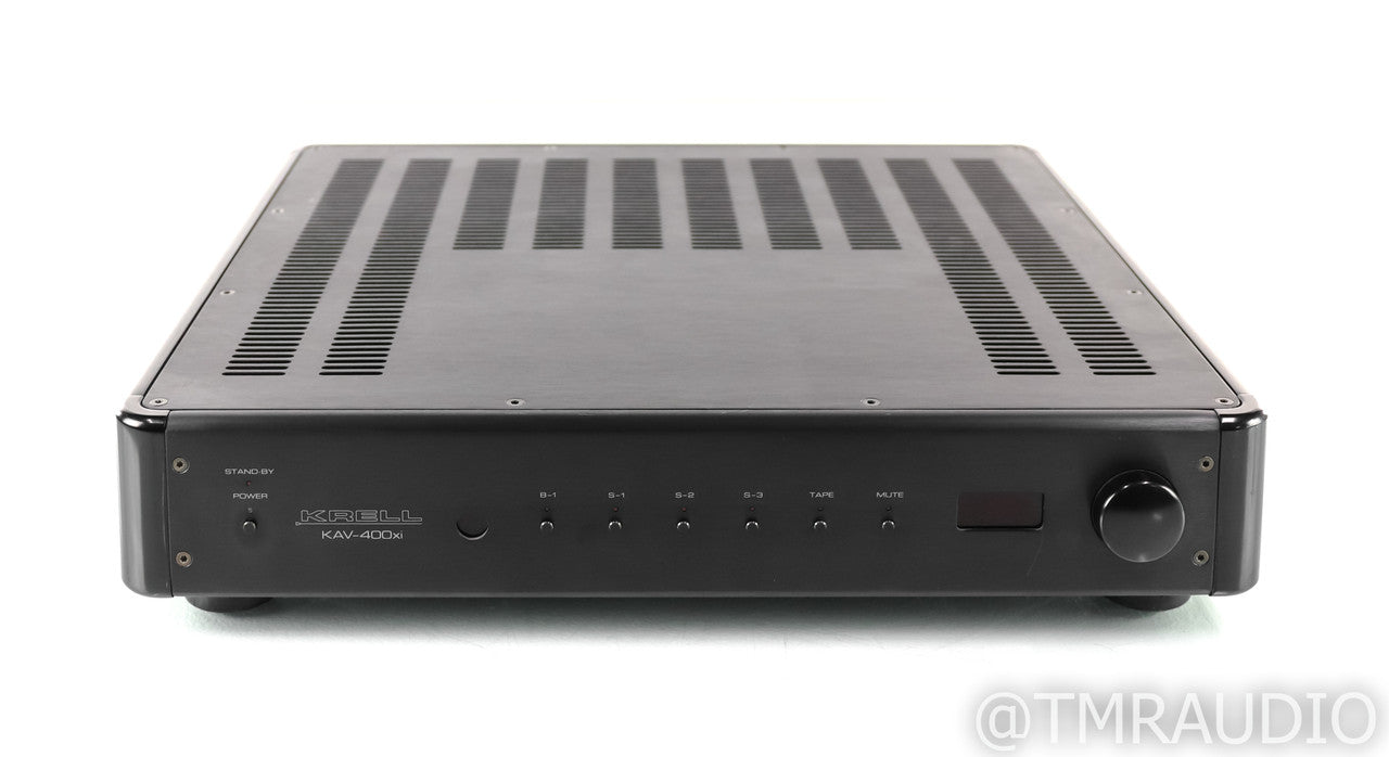 Krell KAV-400xi Stereo Integrated Amplifier; KAV400xi; Black, Remote