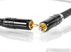 Transparent Super RCA Cables; 1m Pair Interconnects