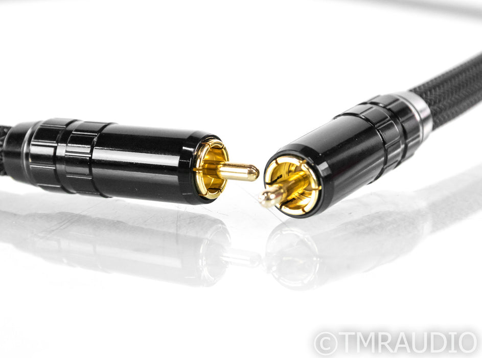 Transparent Super RCA Cables; 1m Pair Interconnects