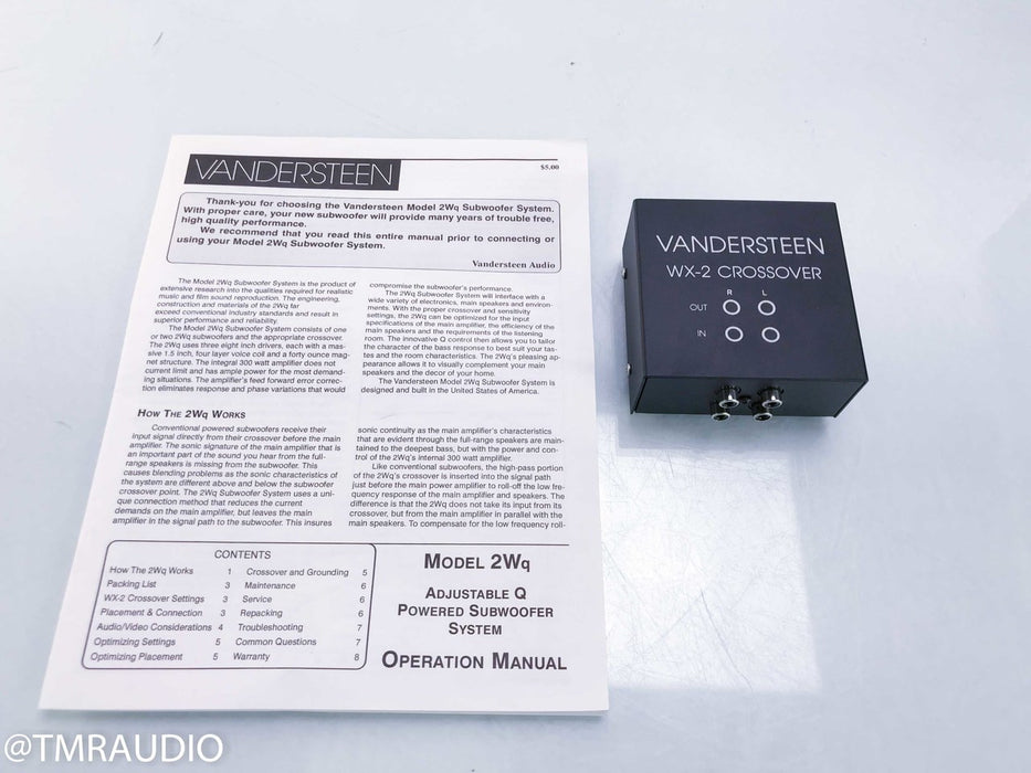 Vandersteen 2Wq Powered Subwoofer