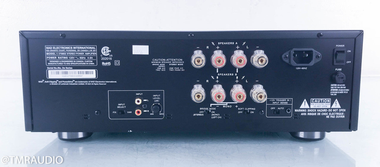 NAD C 275BEE Stereo Power Amplifier