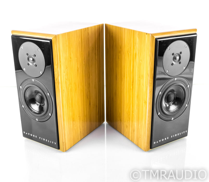 DeVore Fidelity Gibbon 3XL Bookshelf Speakers; Natural Bamboo Pair; 3-XL