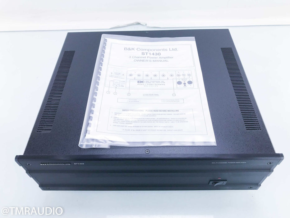 B&K ST1430 3 Channel Power Amplifier