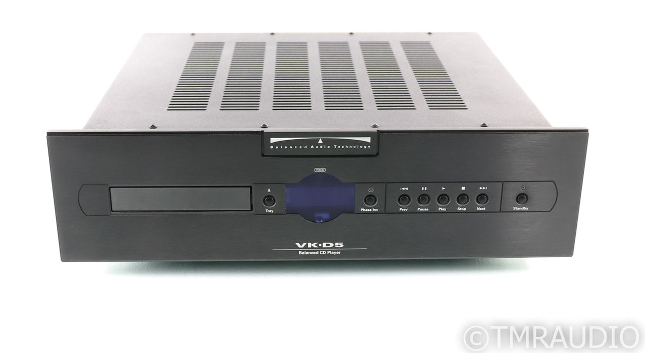 Balanced Audio Technology VK-D5 Balanced CD Player; VKD5; Remote