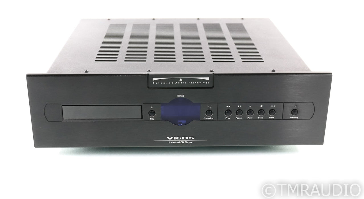 Balanced Audio Technology VK-D5 Balanced CD Player; VKD5; Remote