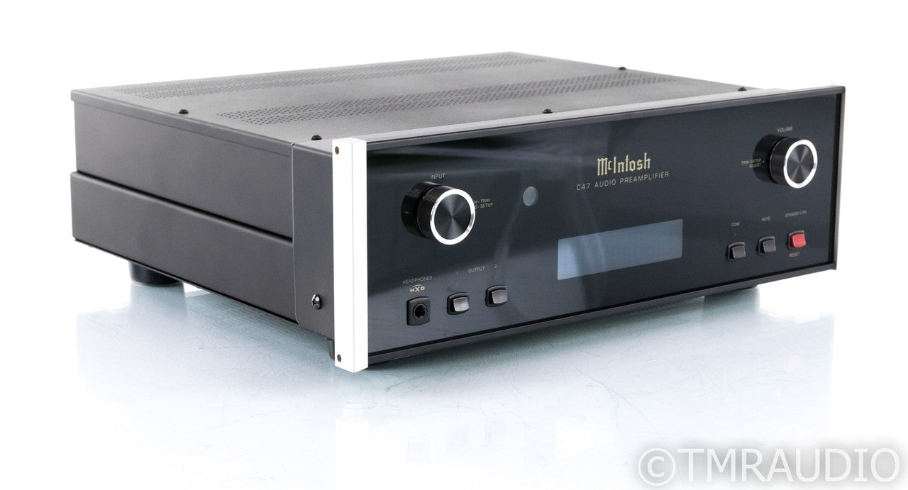 McIntosh C47 Stereo Preamplifier; C-47; 32-bit / 384kHz DAC; DSD; Phono; MINT