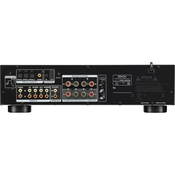 Denon PMA-800NE Stereo Integrated Amplifier; Black; PMA800NE (New)