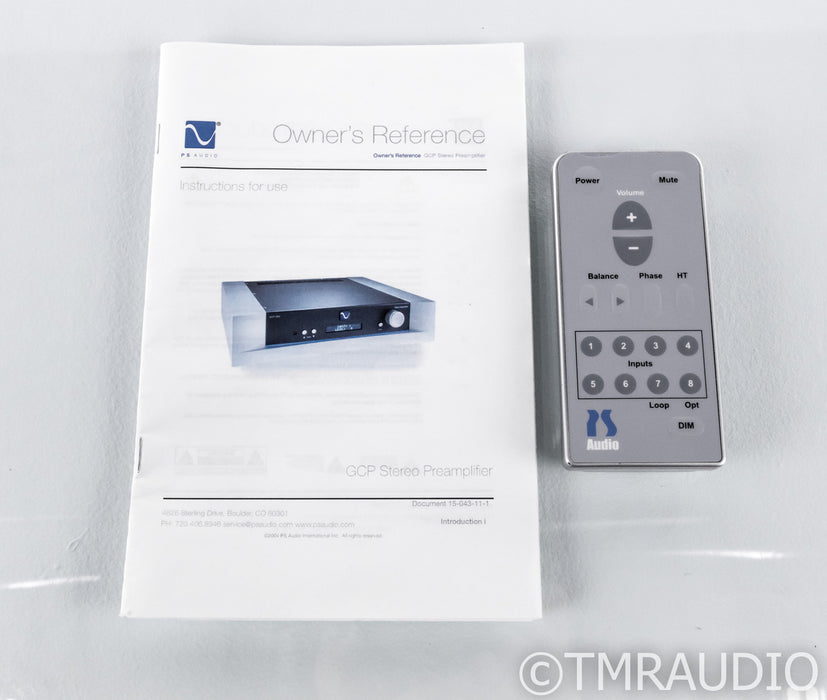 PS Audio GCP-200 Stereo Preamplifier; GCP200; Gain Cell; Cullen Stage III