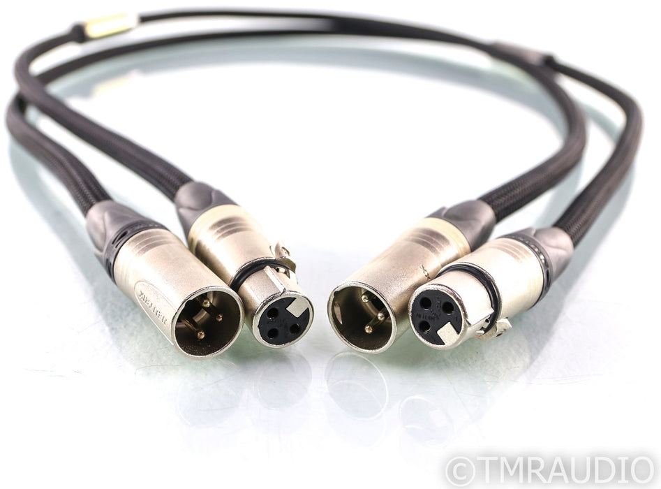 Shunyata Research Cobra ZiTron XLR Cables; 1m Pair Balanced Interconnects