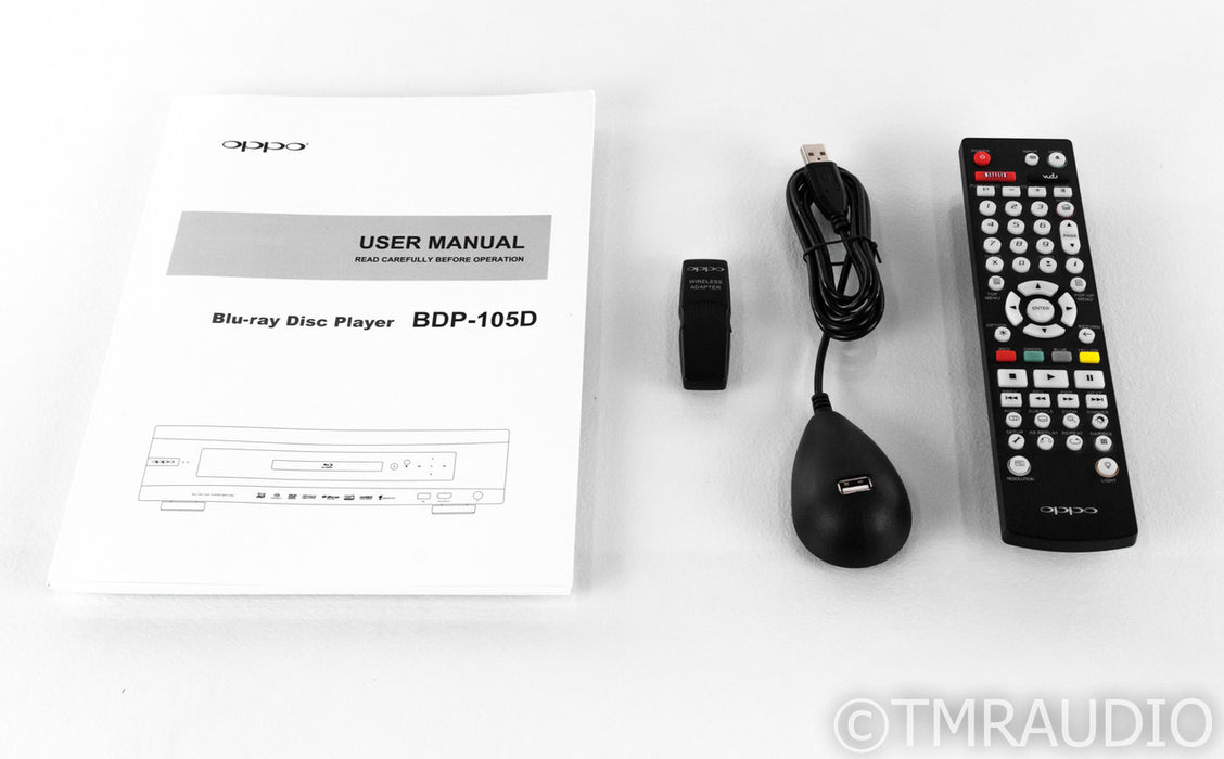 Oppo BDP-105D Universal Blu-Ray Player; Darbee Edition; Remote