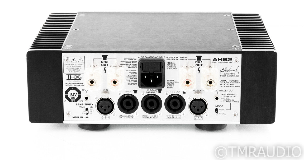 Benchmark AHB2 Balanced Stereo Power Amplifier; AHB-2