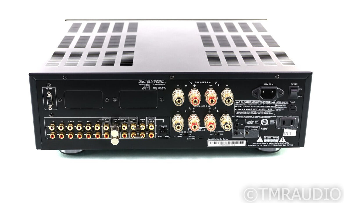 NAD C 375BEE Stereo Integrated Amplifier; C-375BEE (No Remote)