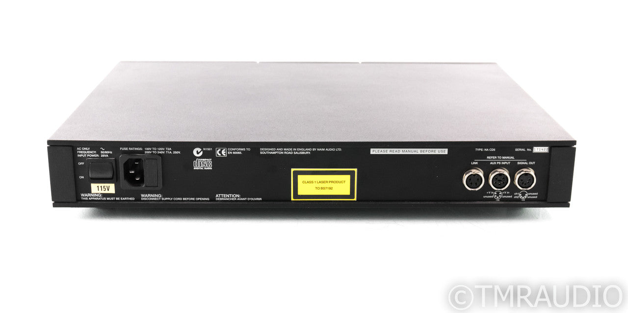 Naim NA CD5 CD Player; CD-5; Remote