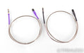 Analysis Plus Silver Oval-IN XLR to RCA Cables; 1.5m Pair Interconnects