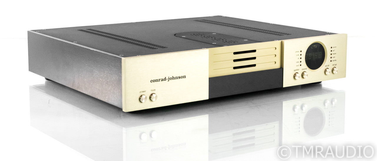 Conrad Johnson CT6 Stereo Tube Preamplifier; CT-6; Remote