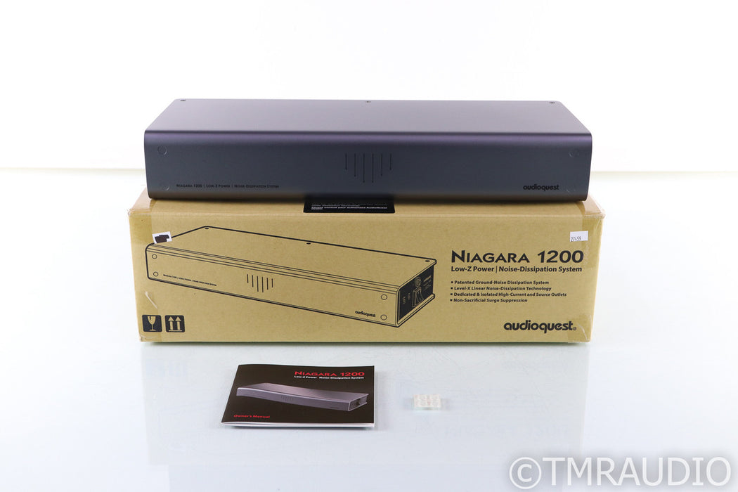 AudioQuest Niagara 1200 AC Power Line Conditioner; Open Box w/ Warranty