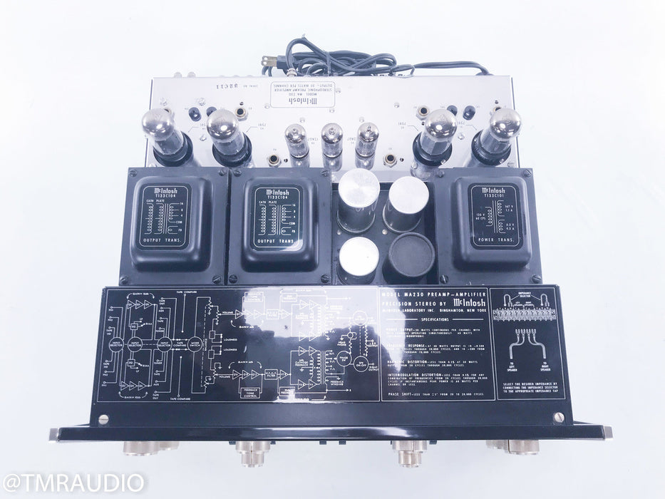 McIntosh MA230 Vintage Stereo Tube Power Amplifier