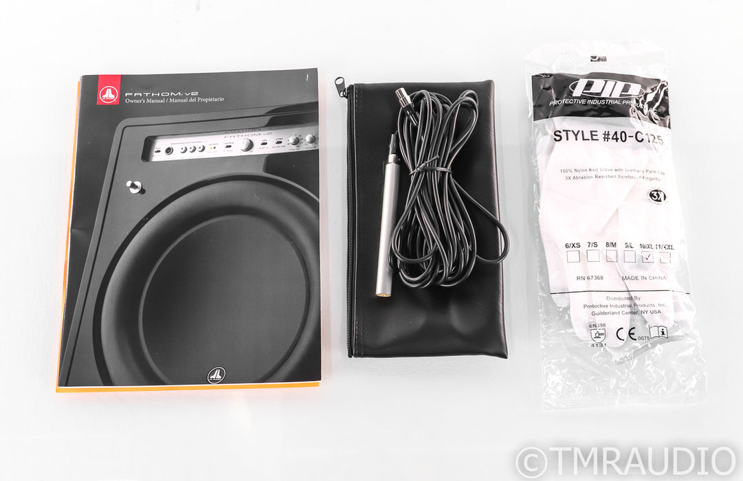 JL Audio Fathom f110 v2 10" Powered Subwoofer; Black Gloss; f110v2