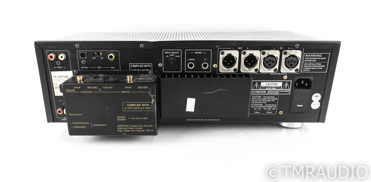 Meridian CDR CD Player; CD-R (No Digital Input)