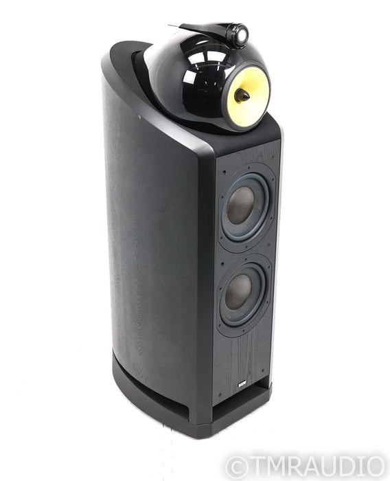 B&W Nautilus 802N Floorstanding Speaker; Black; Single (No Mid Grill)