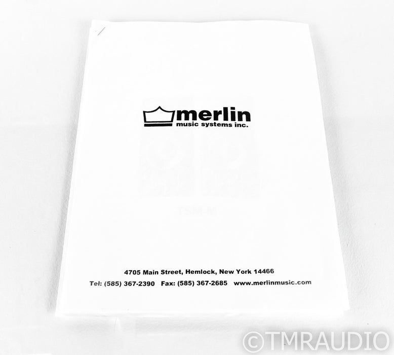 Merlin TSM MME Bookshelf Speakers w/ Master RC Network; Black Pair