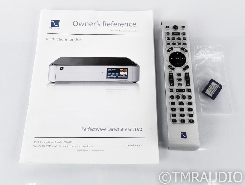 PS Audio PerfectWave DirectStream DAC; PWD DSD; Upgraded; Remote (Used)