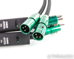 AudioQuest Columbia XLR Cables; 1m Pair Balanced Interconnects; 72v DBS