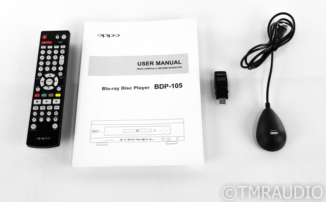 Oppo BDP-105 Universal Blu-Ray Player; BDP105; Remote
