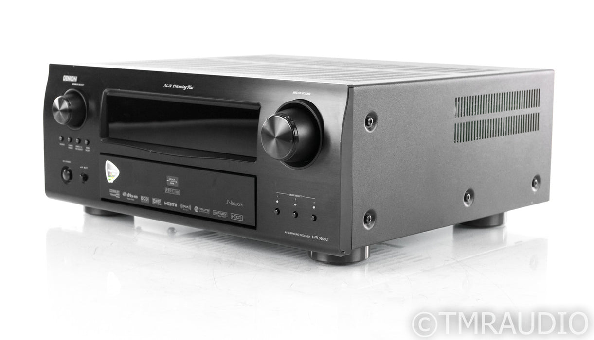 Denon AVR-3808ci 7.1 Channel Home Theater Receiver; MM Phono; Remotes