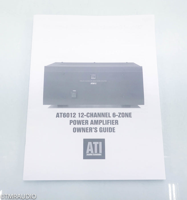 ATI AT6012 12 Channel 6-Zone Power Amplifier