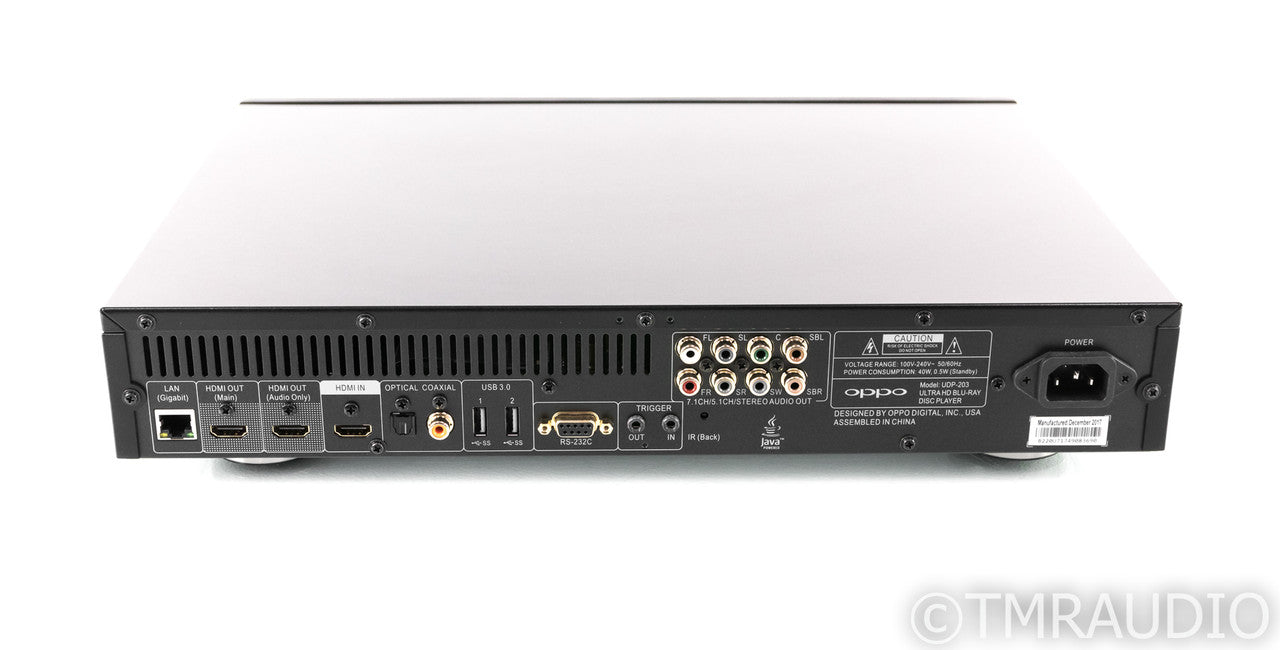 Oppo UDP-203 Universal 4K UHD Blu-Ray Player; UDP203; Remote
