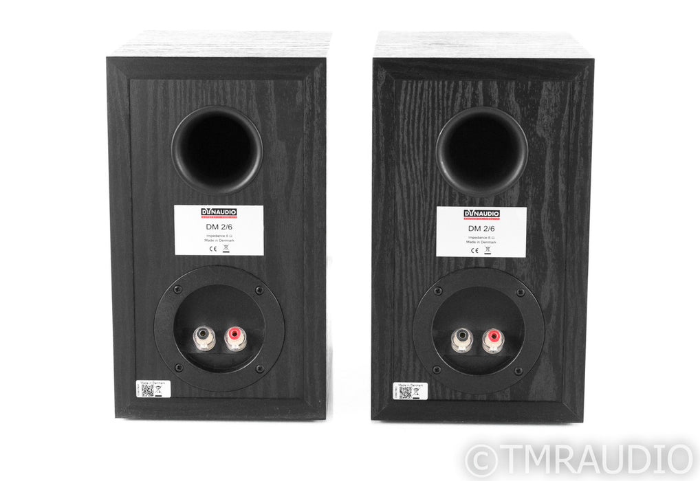 Dynaudio DM 2/6 Bookshelf Speakers; DM2.6; Black Ash Pair