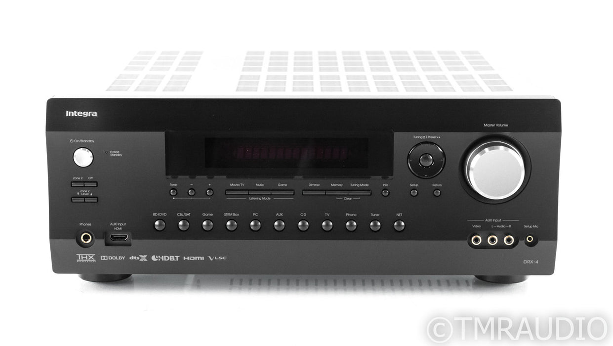 Integra DRX-4 7.2 Channel Home Theater Receiver; DRX4; Remote