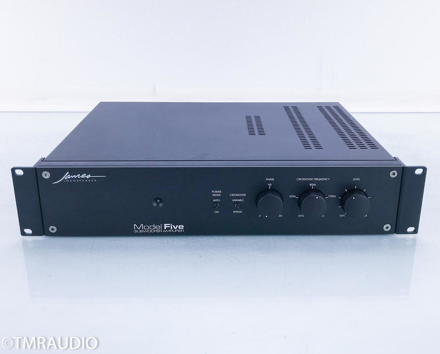 James Loudspeaker Model Five Subwoofer Amplifier; 5