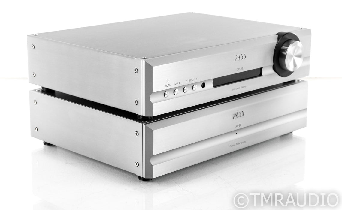 Pass Labs XP20 Stereo Preamplifier; XP-20; Remote; Power Supply